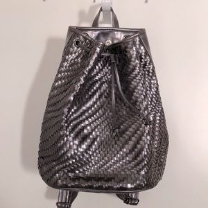 Deux Lux backpack pewterNWOT 10”x 14 1/4” opening
